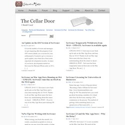 The Cellar Door » I Should Cocoa!