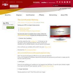 The Certification Pathway