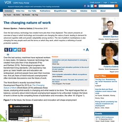 The changing nature of work