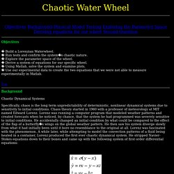 The Chaotic Wheel