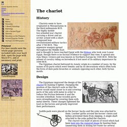 The chariot in Ancient Egypt