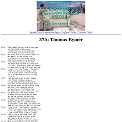 The Child Ballads: 37. Thomas Rymer