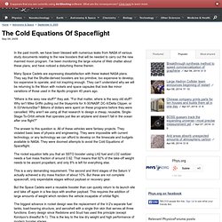 The Cold Equations Of Spaceflight