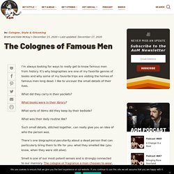 The Colognes of Famous Men