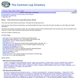 The Common Lisp Directory