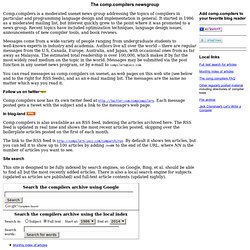 The comp.compilers newsgroup
