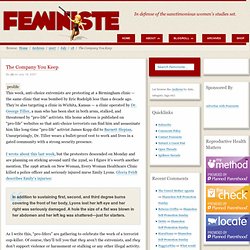 Feministe » The Company You Keep