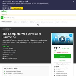 Complete Web Developer Course: Build 14 Websites at Your Pace