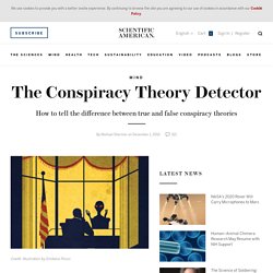 The Conspiracy Theory Detector