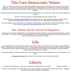The Core Democratic Values