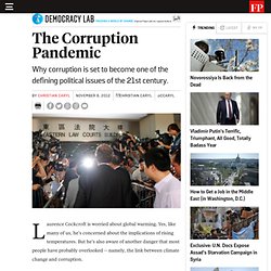 The Corruption Pandemic - By Christian Caryl