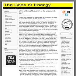 The Cost of Energy