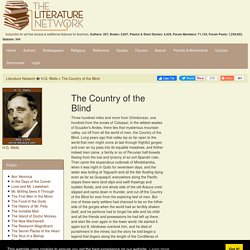 The Country of the Blind by H.G. Wells