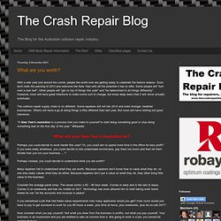 The Crash Repair Blog