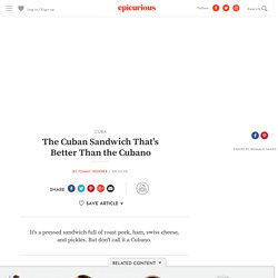 The Cuban Medianoche Sandwich