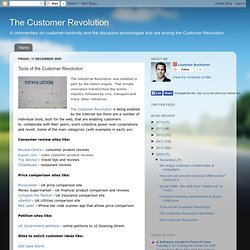 Tools of the Customer Revolution