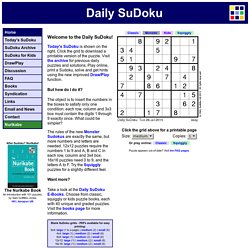 The Daily SuDoku