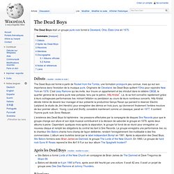 The Dead Boys - Wikipédia (français)
