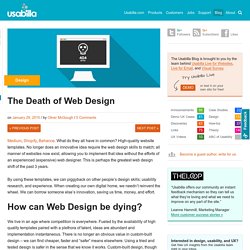 The Death of Web Design