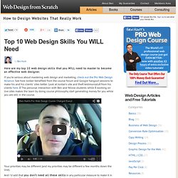 The Top 10 Web Design Skills You WILL Need!