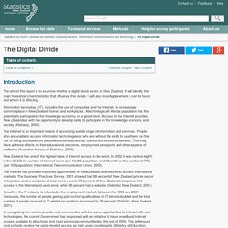 The Digital Divide