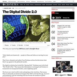 The Digital Divide 2.0 - CBS News