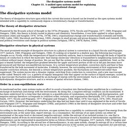 The dissipative systems model