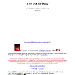 The DIY Segway