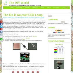 DIY LED lamp