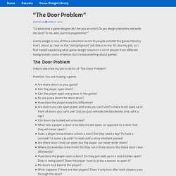 “The Door Problem” – Liz England