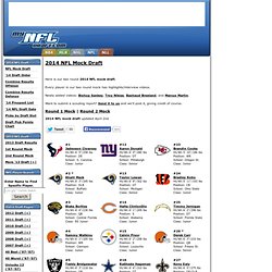 The NFL Draft: 2012 NFL mock draft, NFL draft results and history