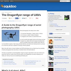 The Draganflyer range of UAVs