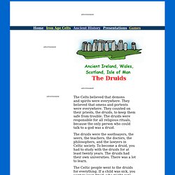 Druids and the Celtic Religion - Iron Age Celts for Kids