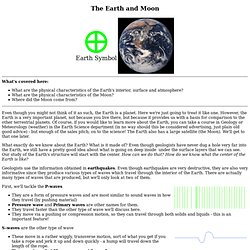 The Earth and the Moon