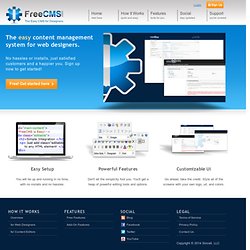 Free CMS - The Easy CMS for Web Designers