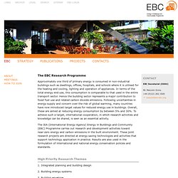 The EBC Research Programme
