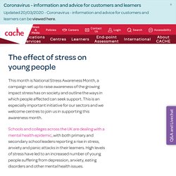 The effect of stress on young people