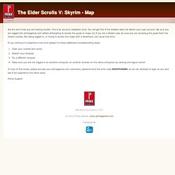 The Elder Scrolls V: Skyrim - Map