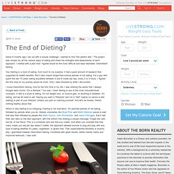 The End of Dieting?