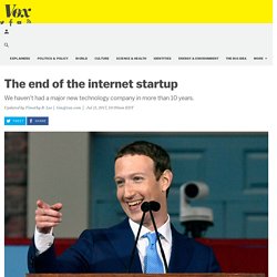 The end of the internet startup