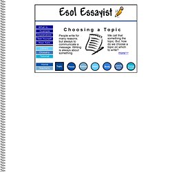 The ESOL Essayist- How do we choose a topic?
