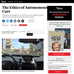 The Ethics of Autonomous Cars