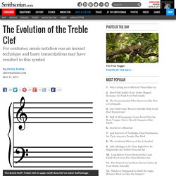 The Evolution of the Treble Clef