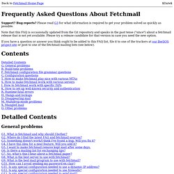 The Fetchmail FAQ