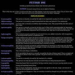 The Fetish List - F.A.Q.'s