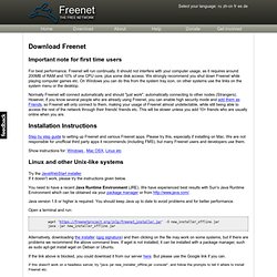 The Freenet Project - /download