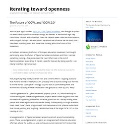 iterating toward openness &quot; Blog Archive &quot; The Future