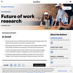 Research Report: The future of work: A hybrid work model