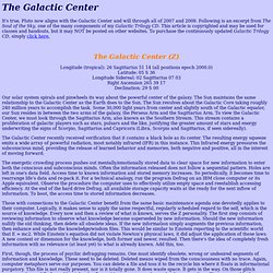 The Galactic Center