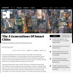 The 3 Generations Of Smart Cities